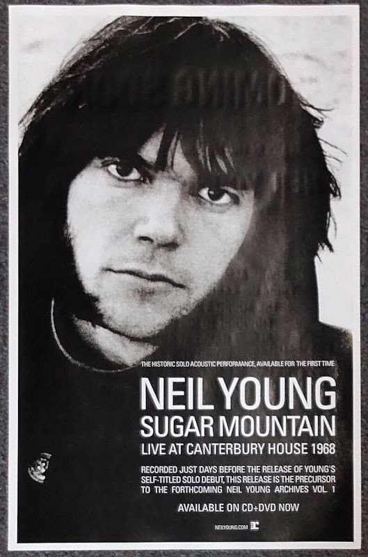 Neil Young - Sugar Mountain: Live at Canterbury House 1968 backdrop