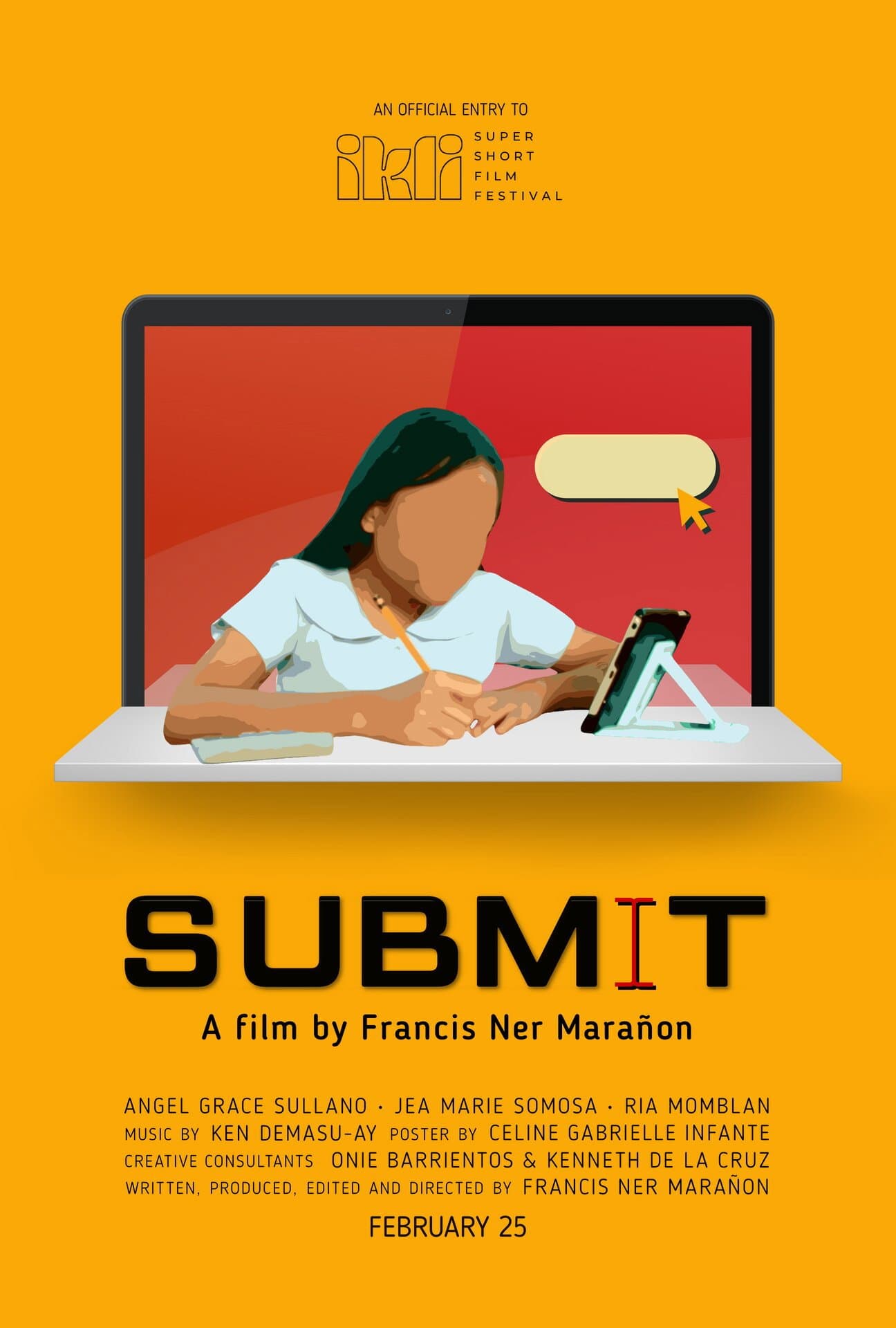 Submit backdrop