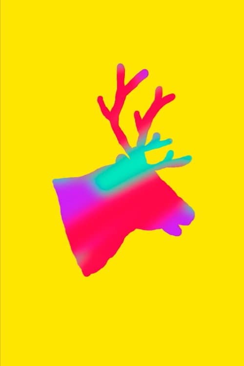 Santa Is a Psychedelic Mushroom backdrop