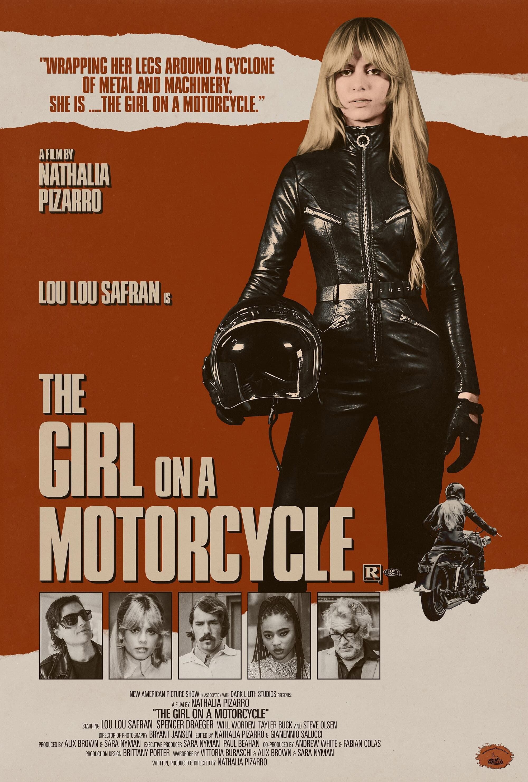The Girl on A Motorcycle backdrop