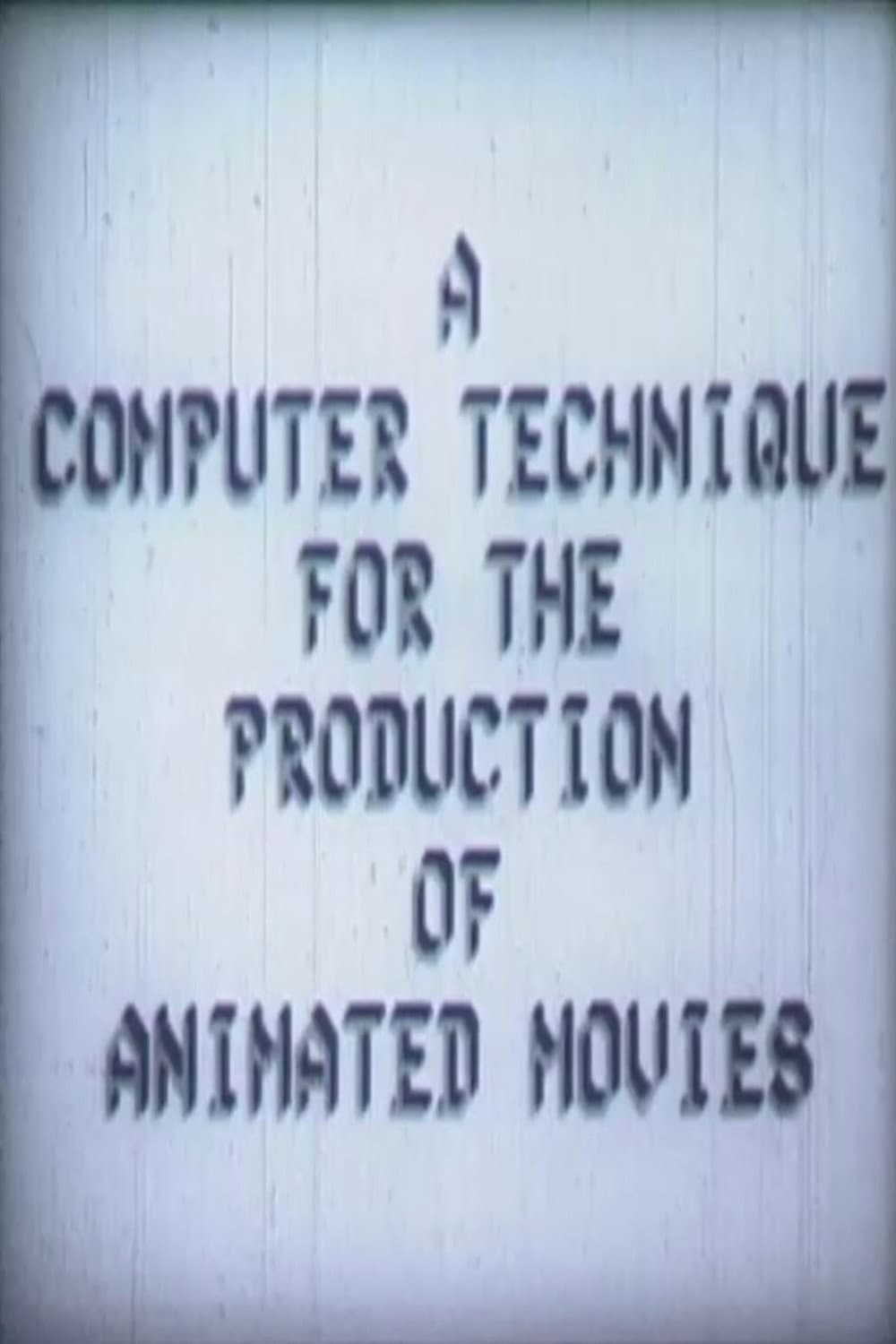 A Computer Technique for the Production of Animated Movies backdrop