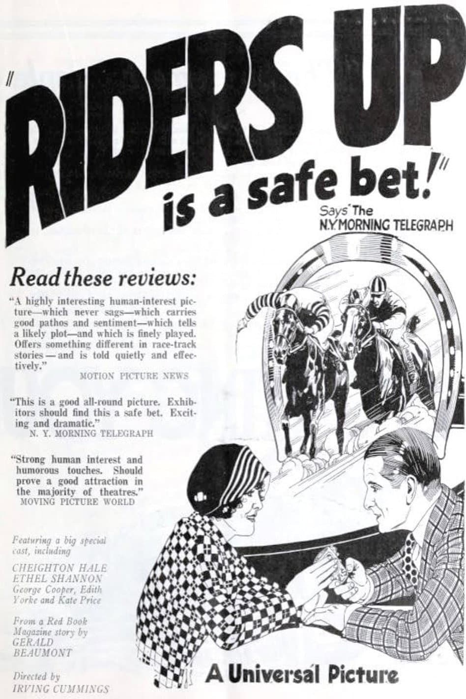 Riders Up backdrop