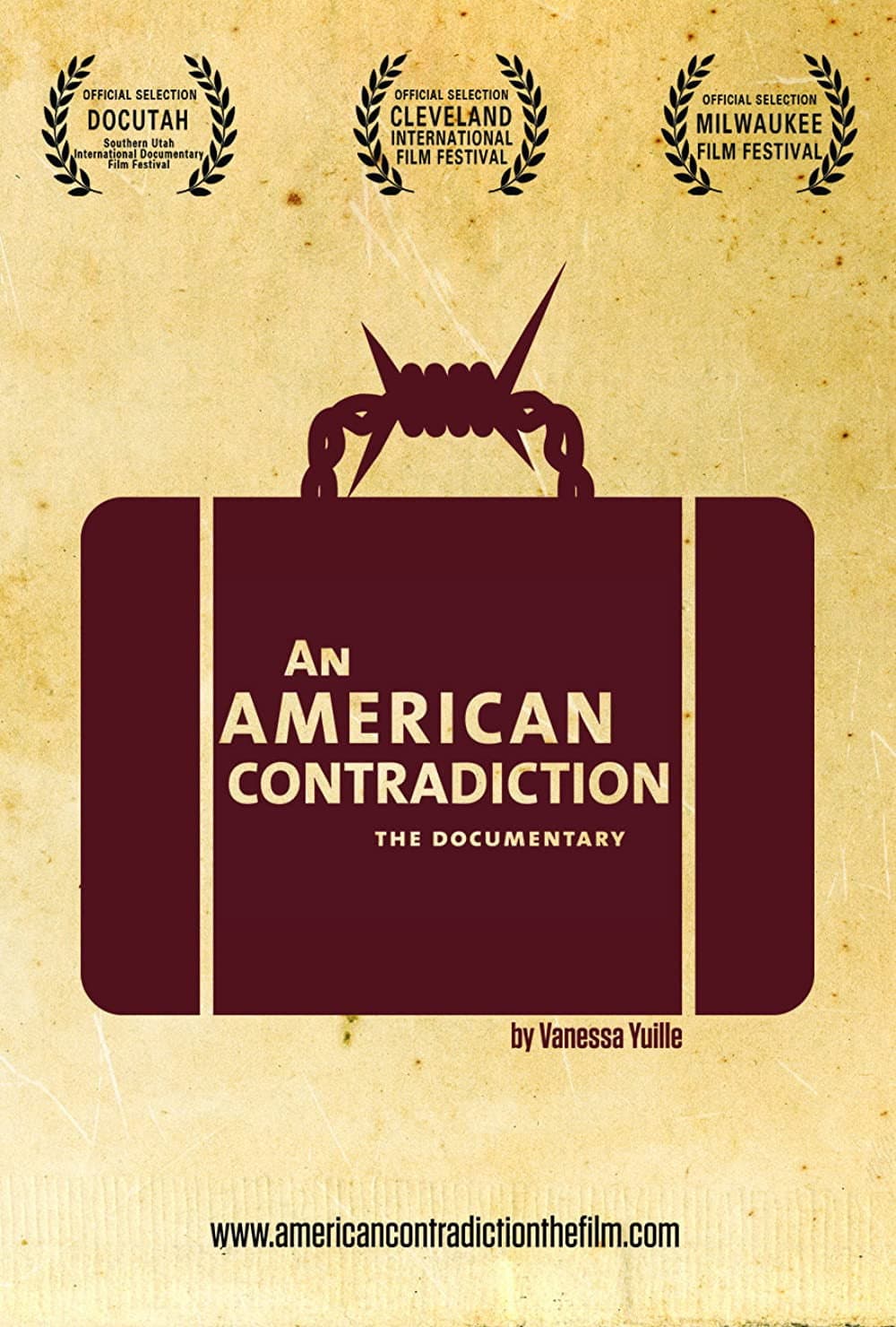 An American Contradiction backdrop