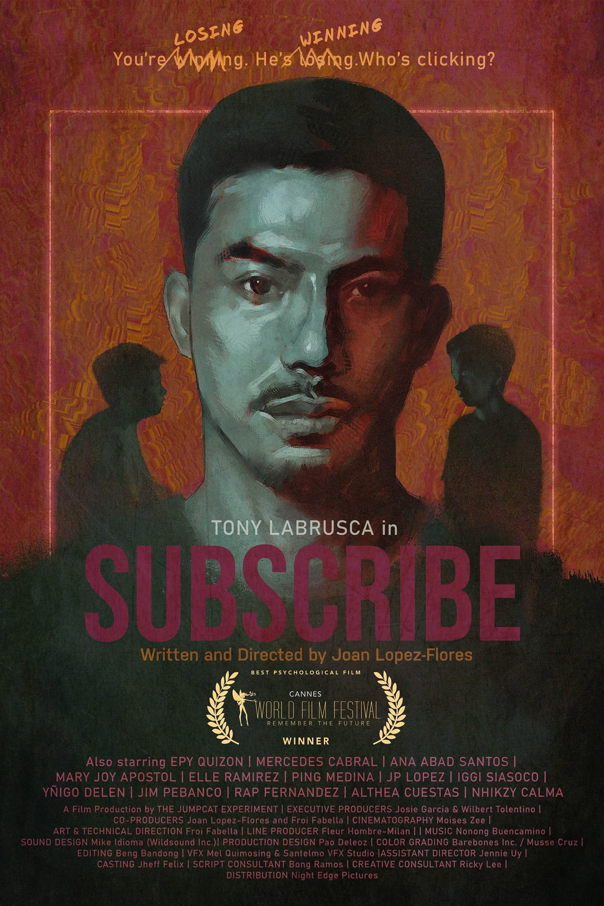 Subscribe backdrop