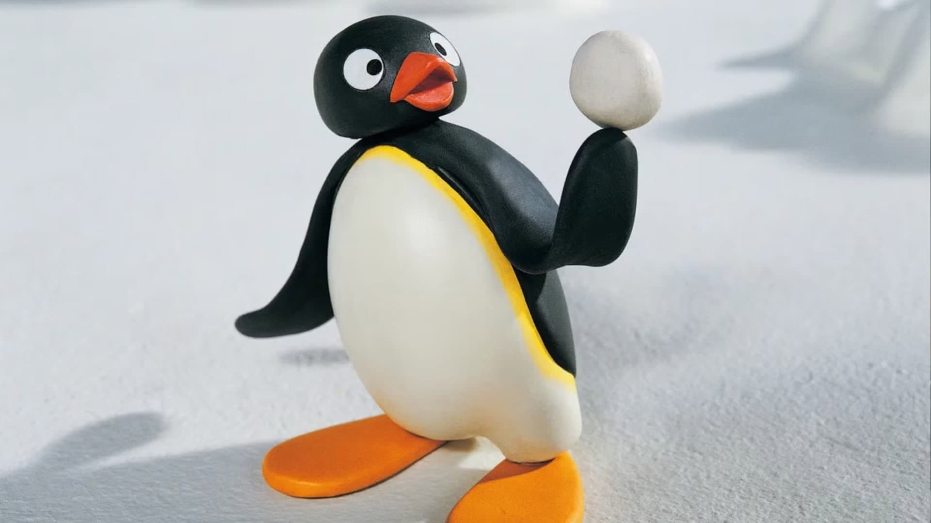 Feathers VS Pingu backdrop