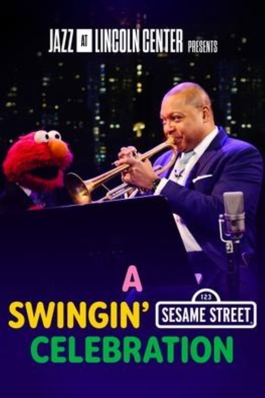 A Swingin' Sesame Street Celebration backdrop