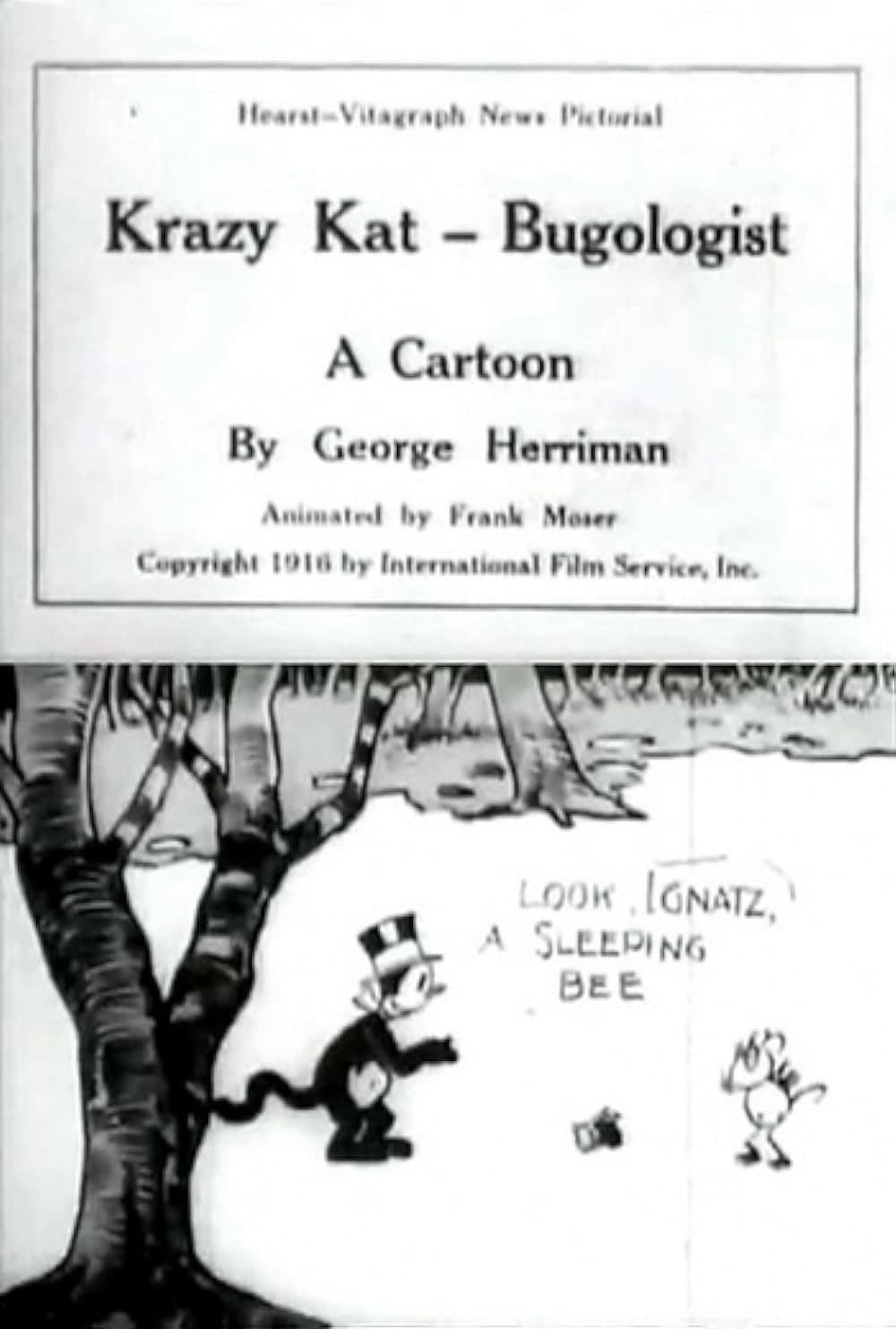Krazy Kat, Bugologist backdrop