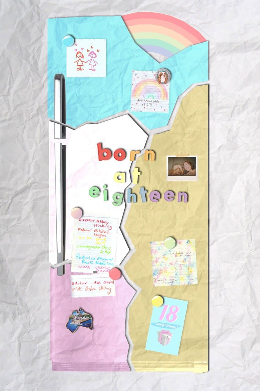 born at eighteen backdrop