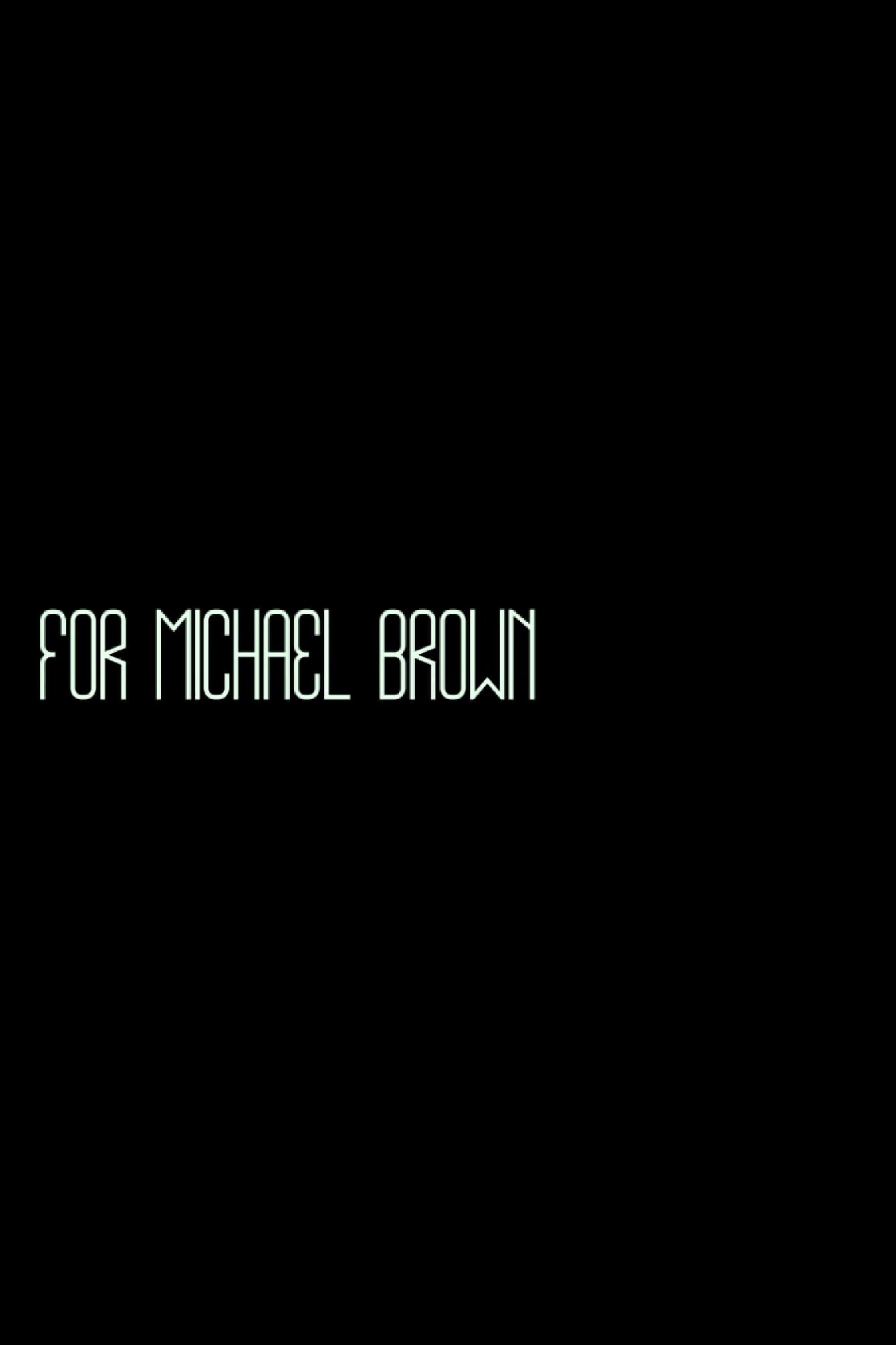 For Michael Brown backdrop