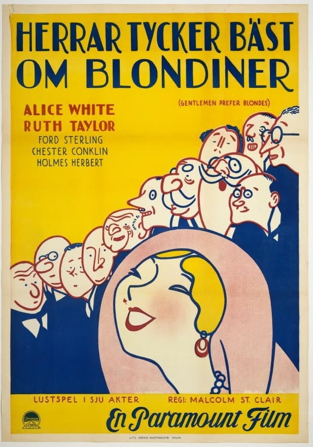 Gentlemen Prefer Blondes backdrop