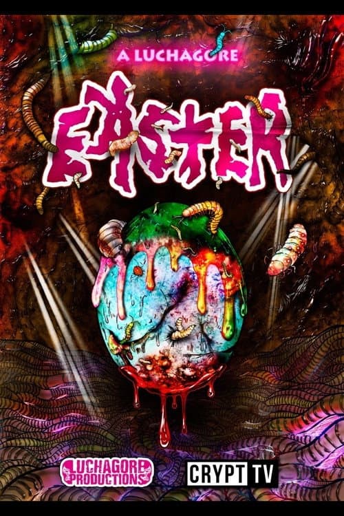 A Luchagore Easter backdrop
