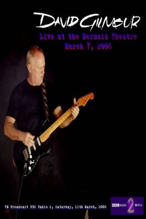 David Gilmour at London Mermaid Theatre backdrop