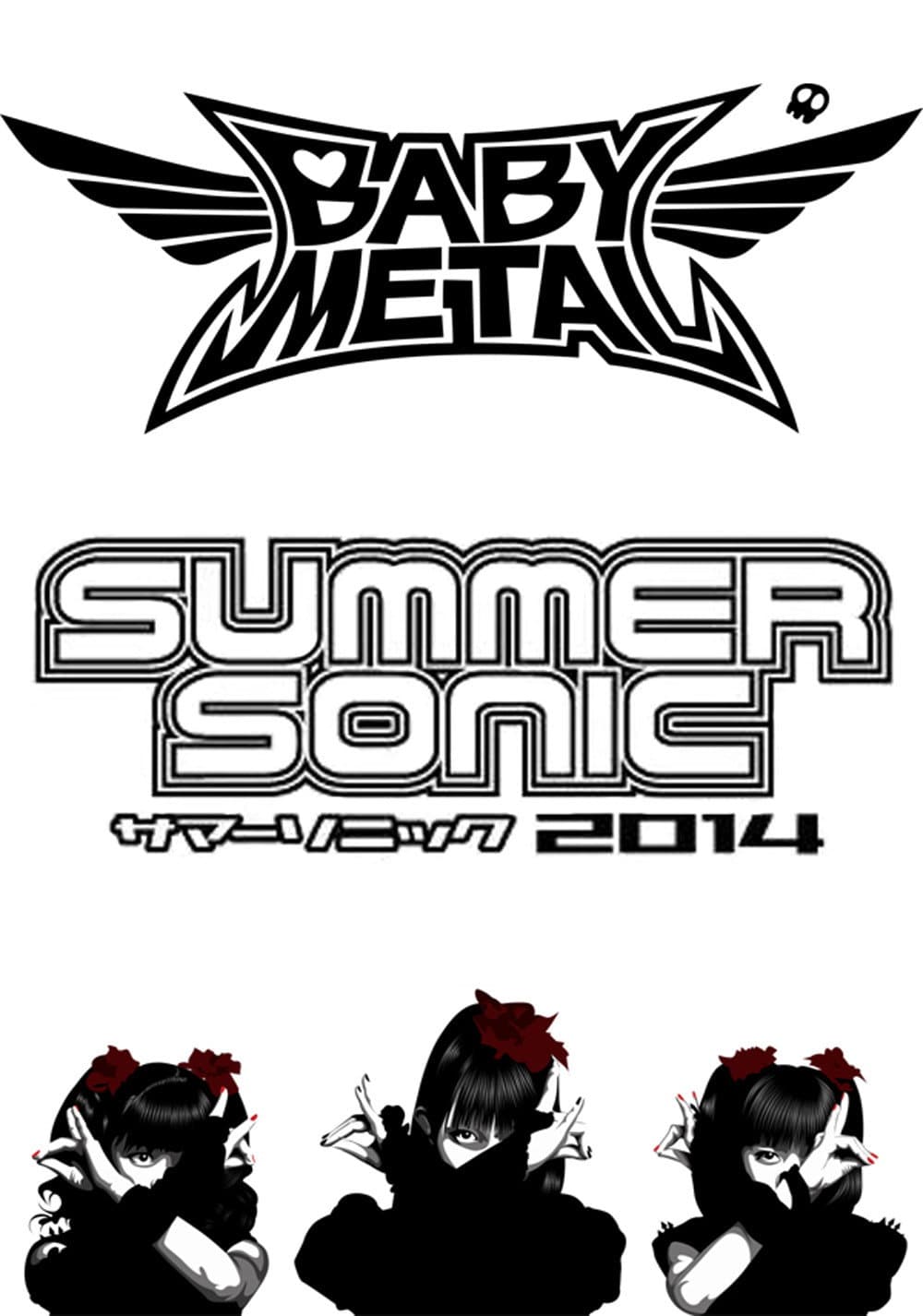 BABYMETAL - Live at Summer Sonic 2014 backdrop
