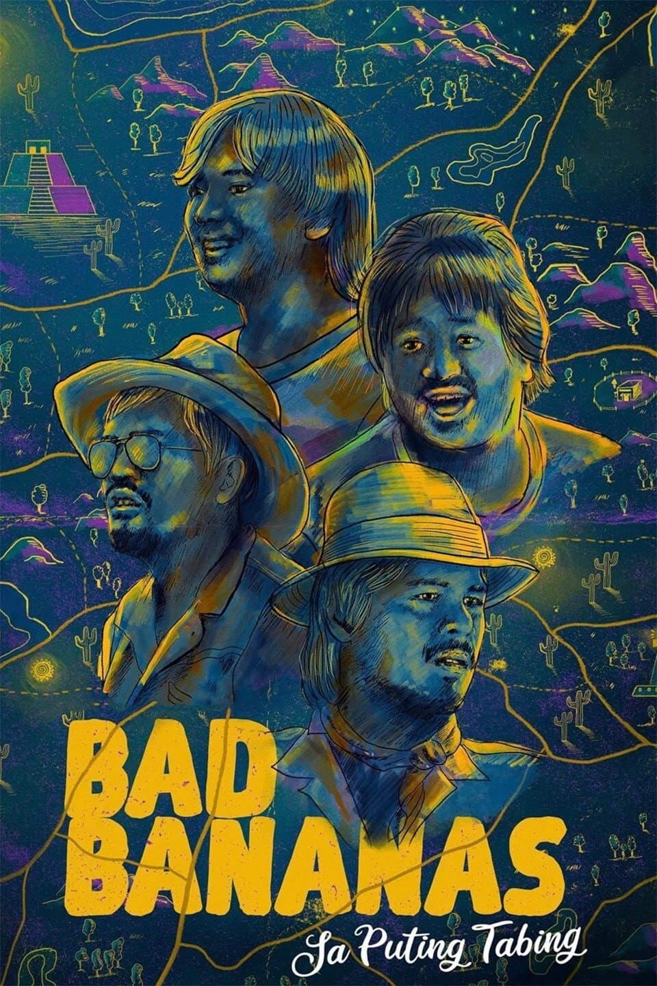 Bad Bananas on the Silver Screen backdrop