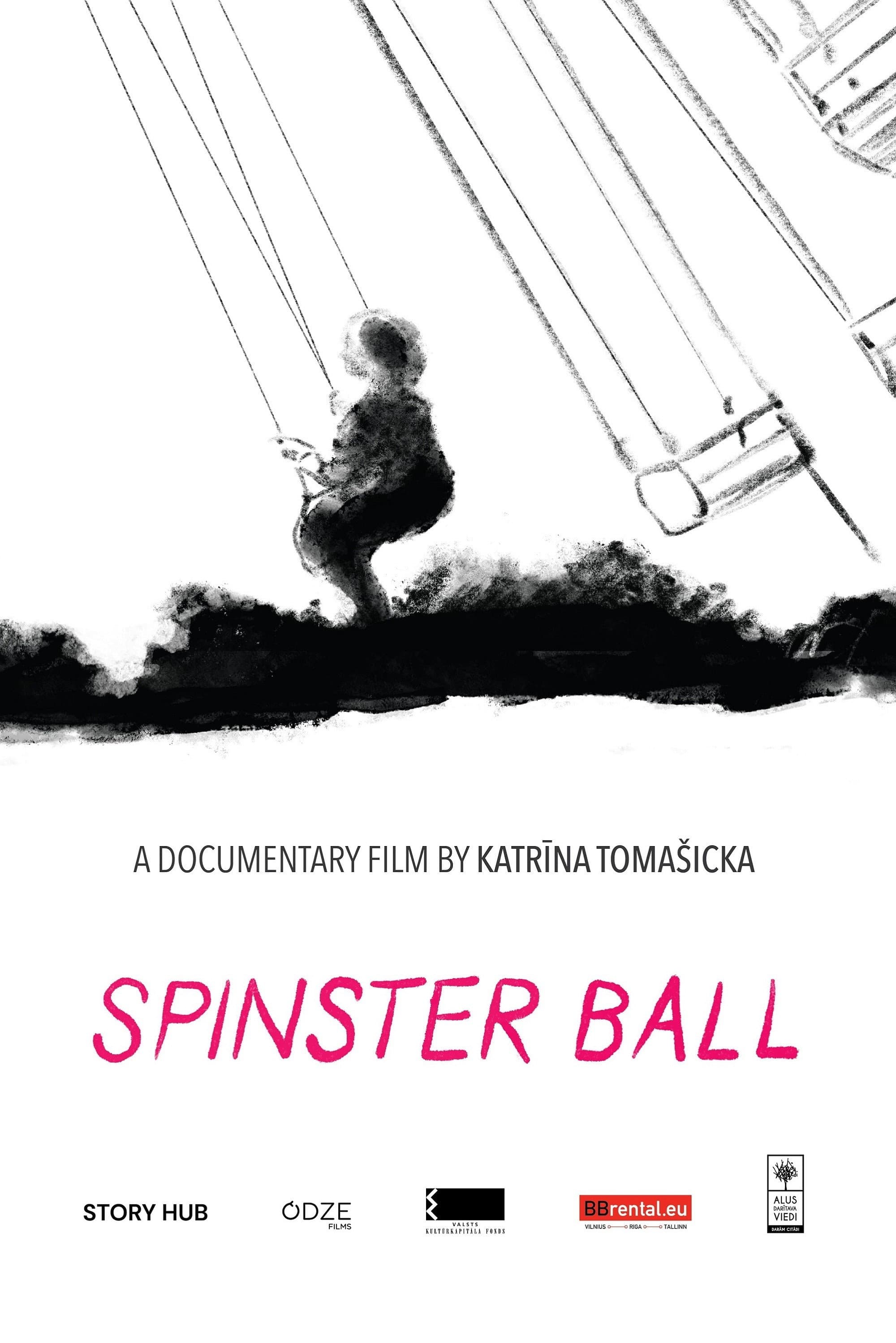 Spinster Ball backdrop