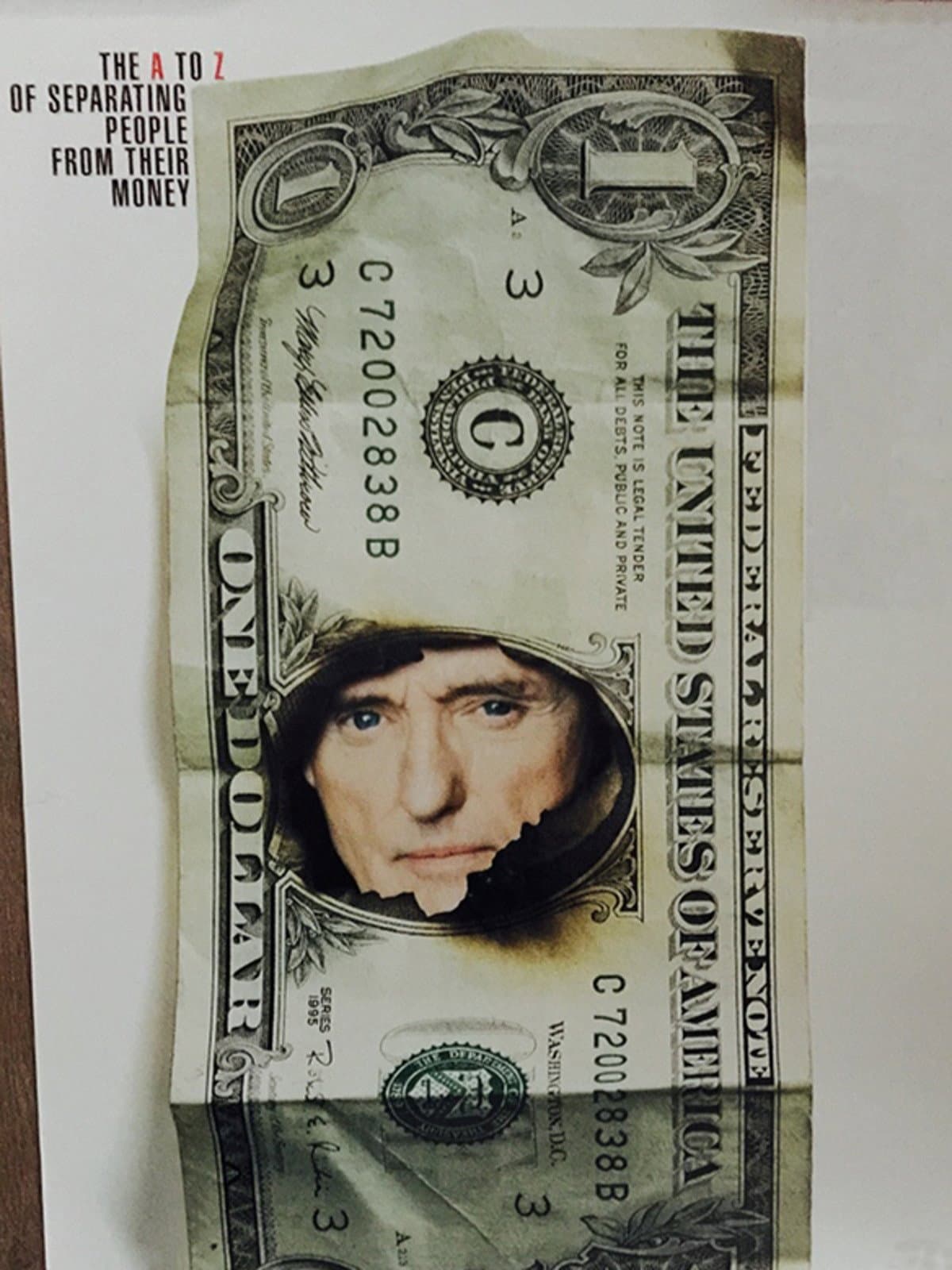 The A-Z of Separating People from their Money backdrop