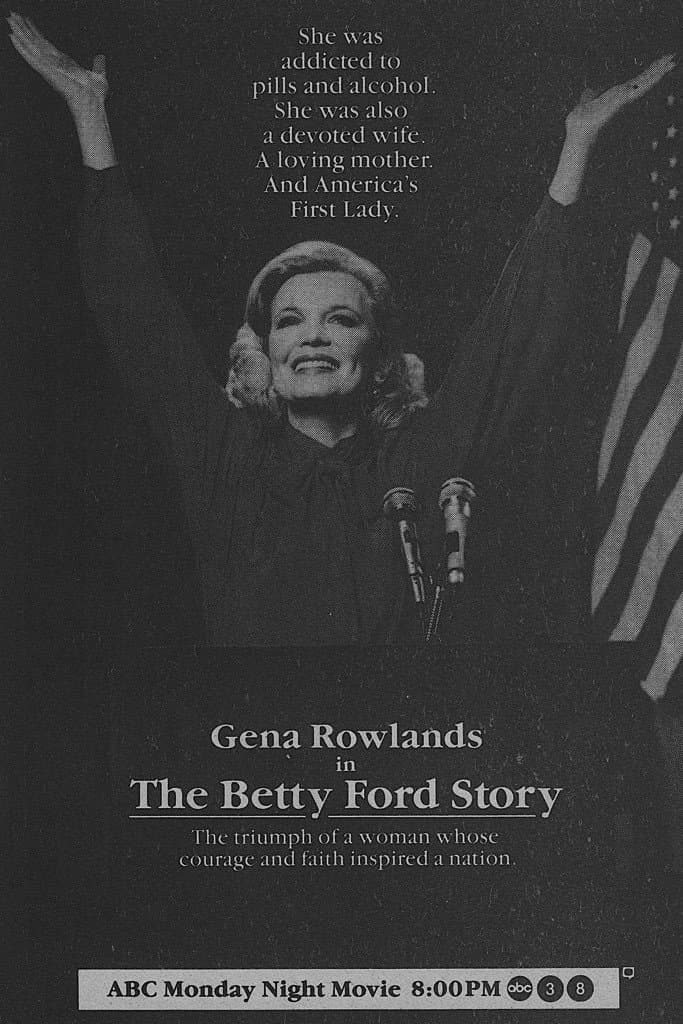 The Betty Ford Story backdrop