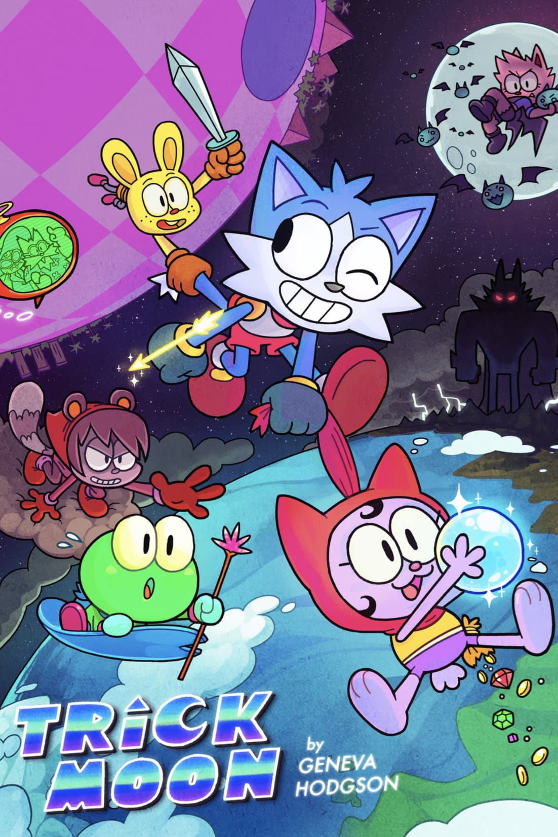 Trick Moon backdrop