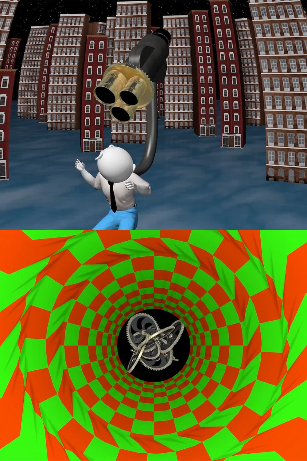 Psycho City backdrop