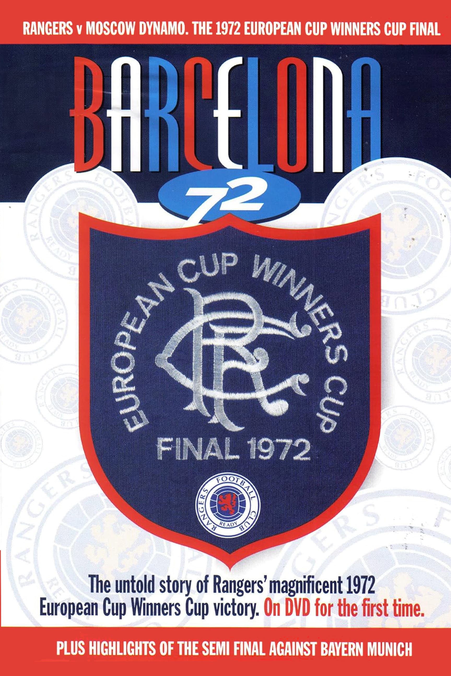Rangers F.C - Barcelona ’72 European Cup Winner Cup backdrop