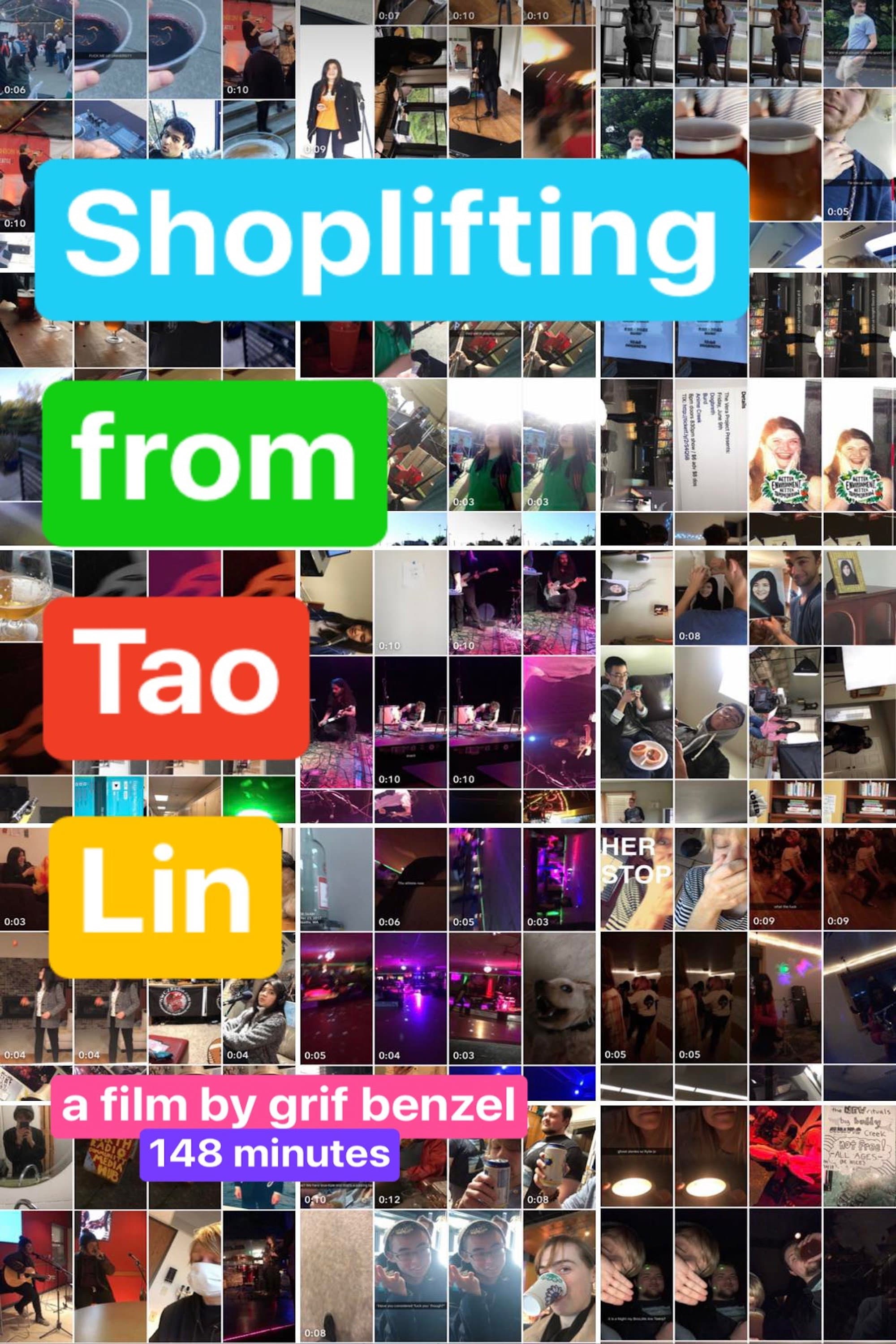 Shoplifting from Tao Lin backdrop