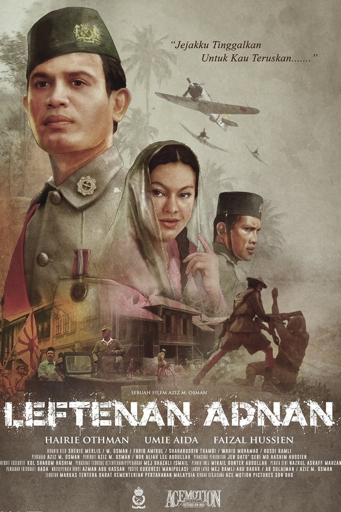 Leftenan Adnan backdrop
