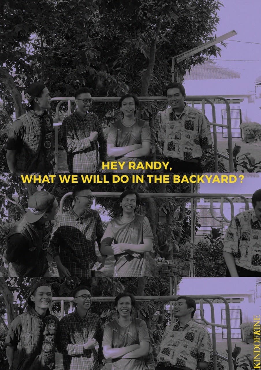 Hey Randy, What We Will Do In The Backyard? backdrop
