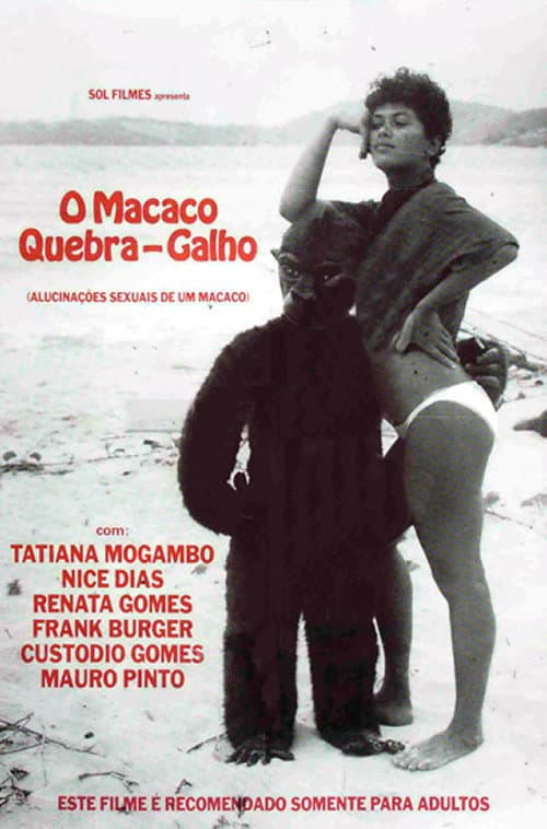 Alucinações sexuais de um macaco backdrop