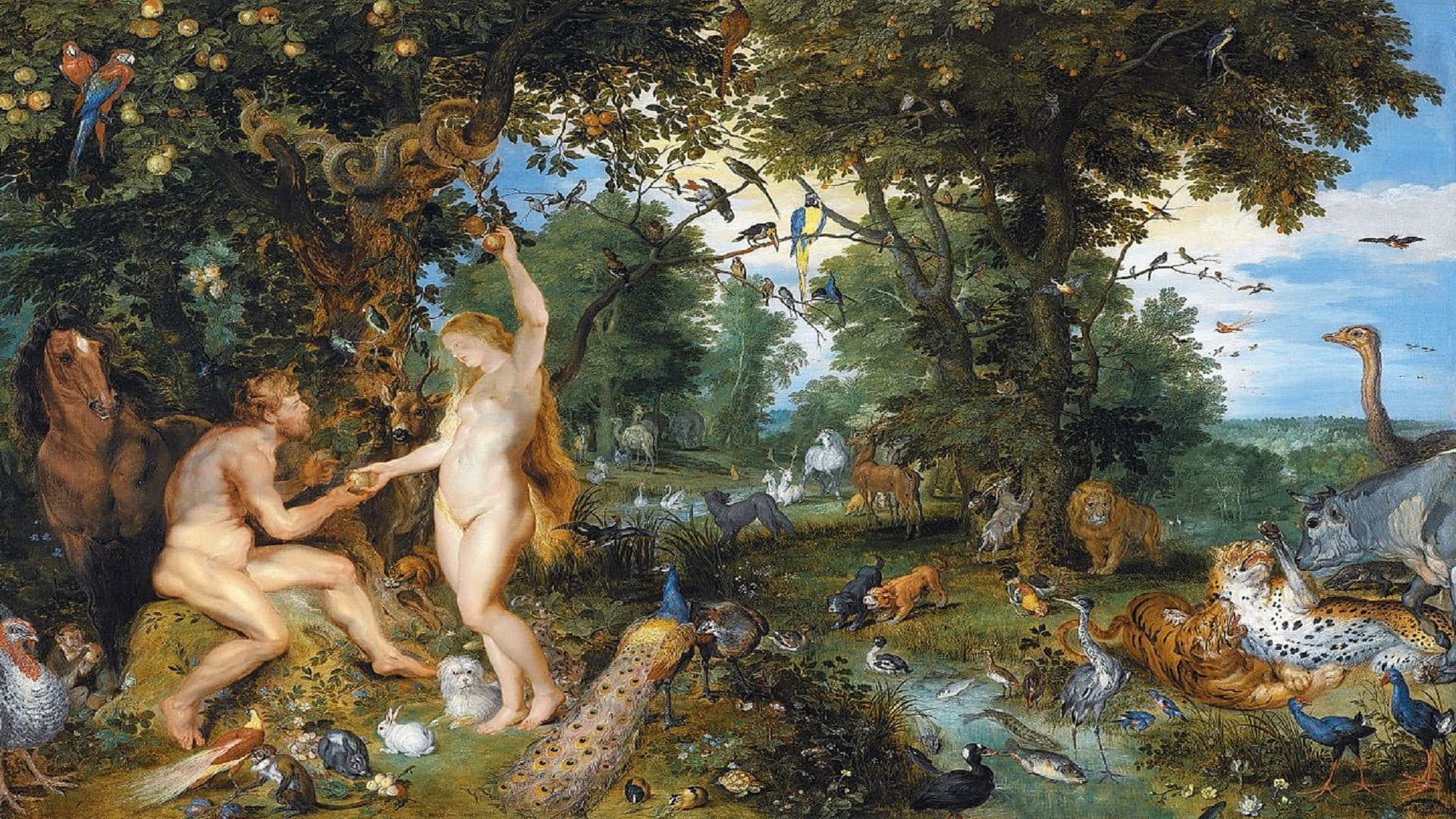 The Garden of Eden backdrop