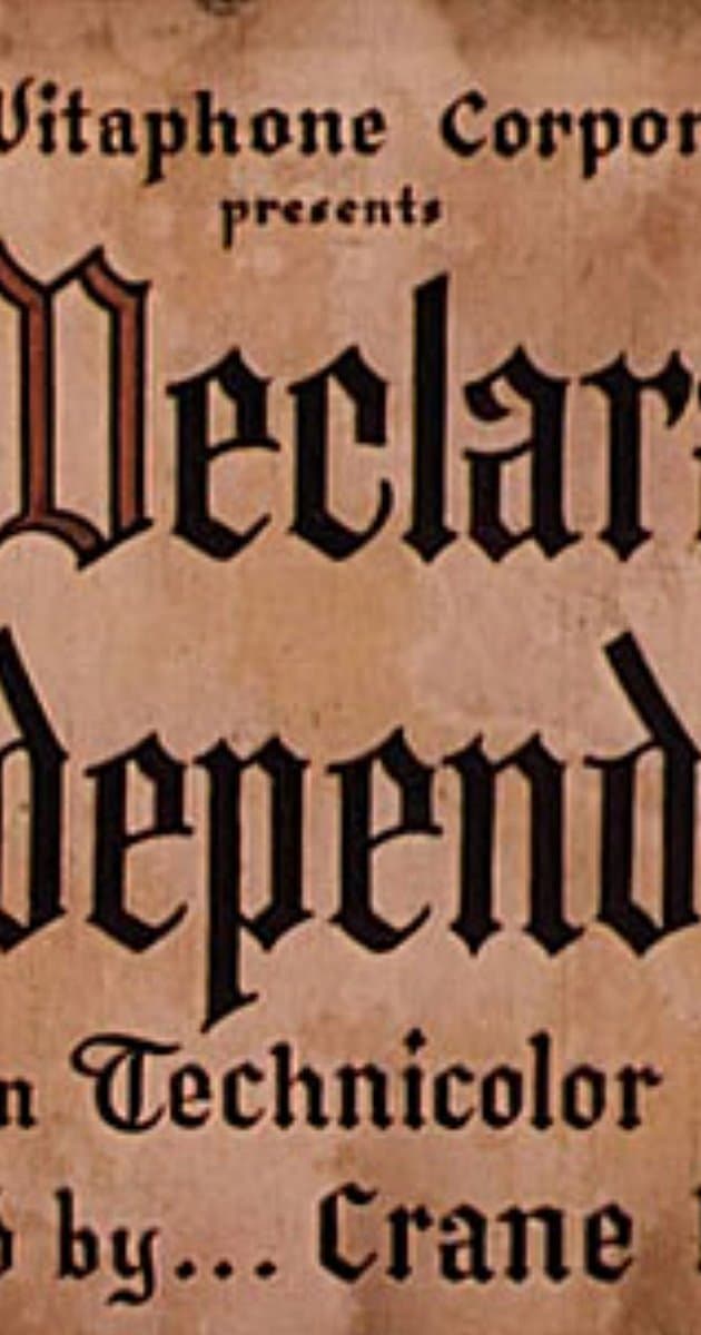 The Declaration of Independence backdrop