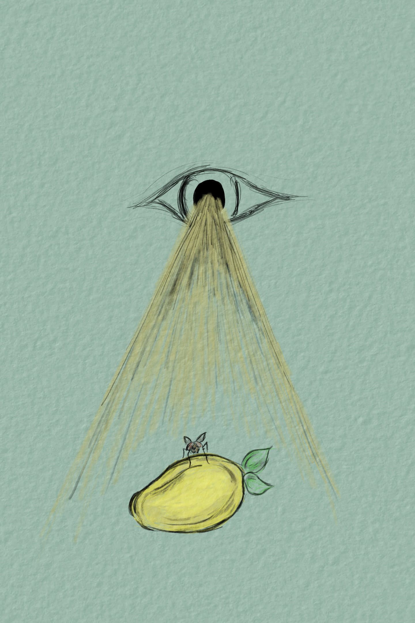 To Be A Fly On Your Mango backdrop