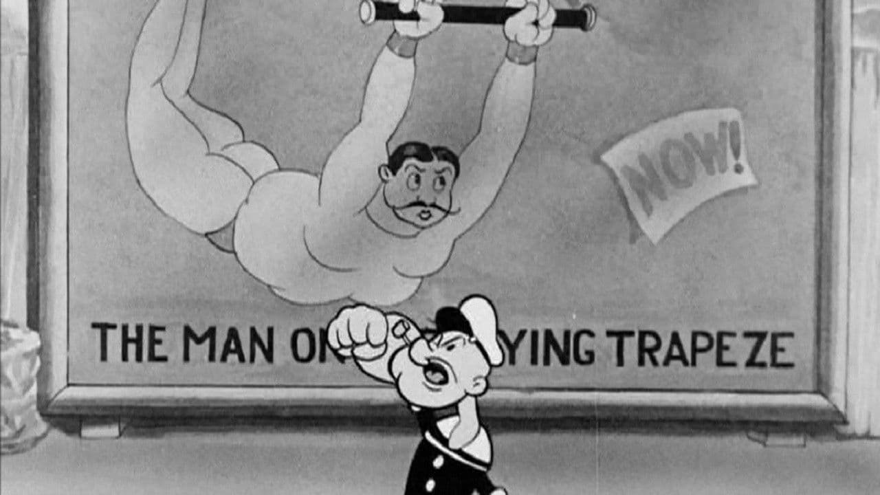 The Man on the Flying Trapeze backdrop