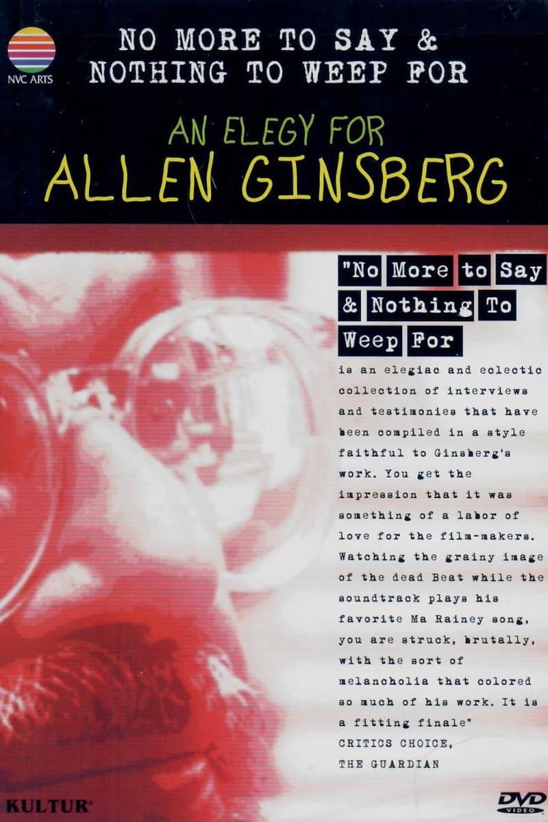 No More to Say & Nothing to Weep For: An Elegy for Allen Ginsberg backdrop