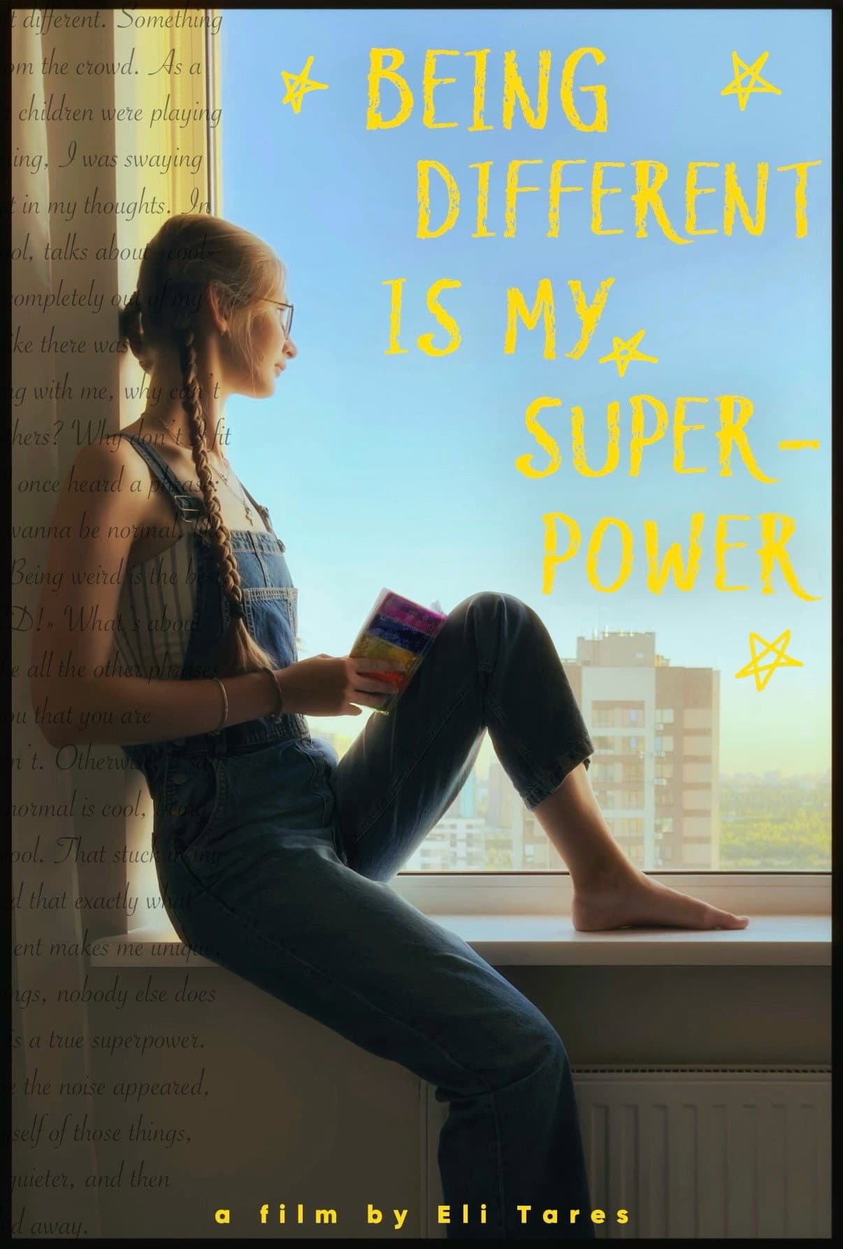 Being Different Is My Superpower backdrop