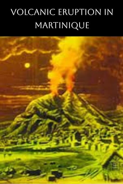The Terrible Eruption of Mount Pelee and Destruction of St. Pierre, Martinique backdrop