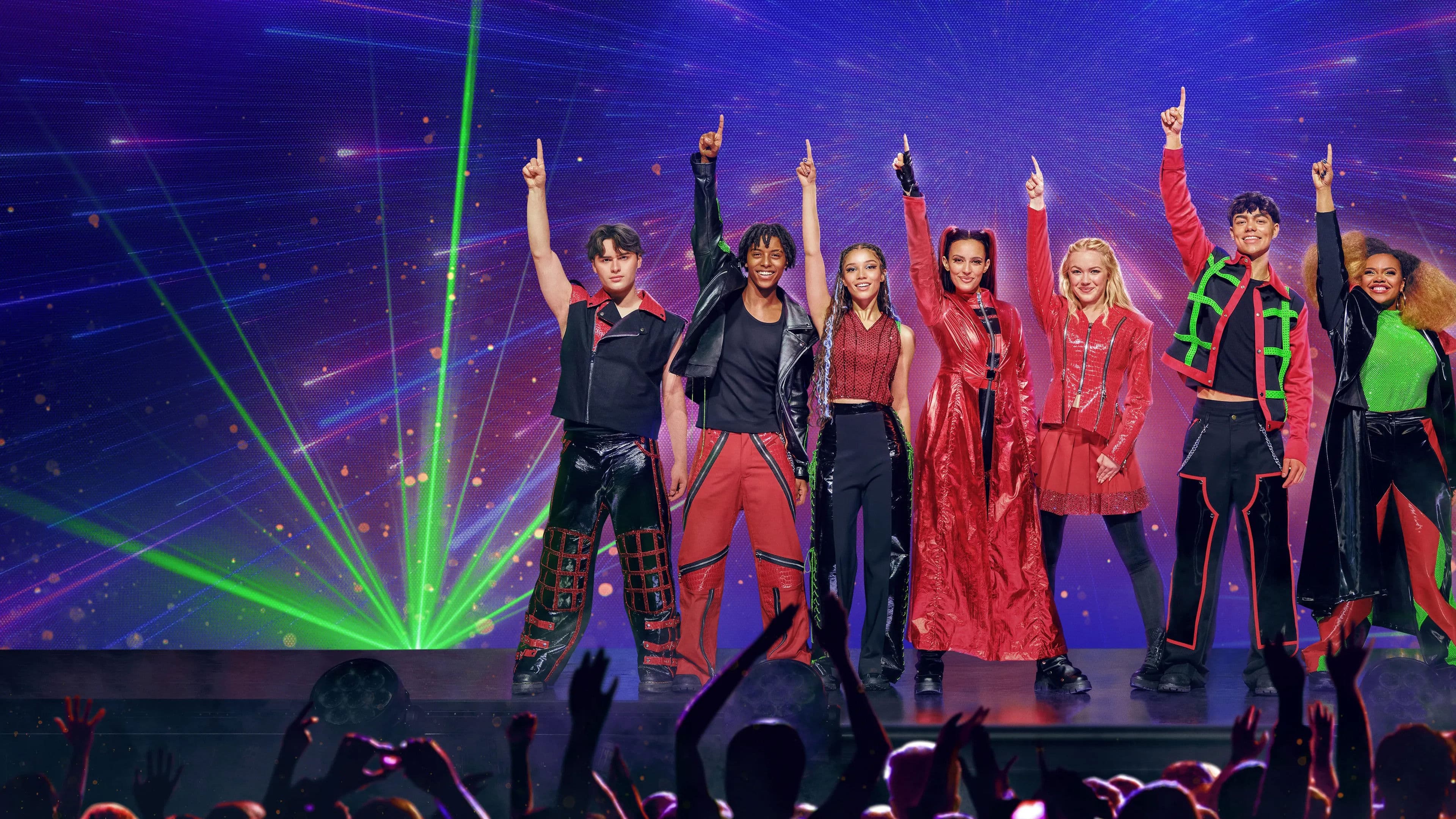 Descendants/ZOMBIES Worlds Collide - Concert Special backdrop