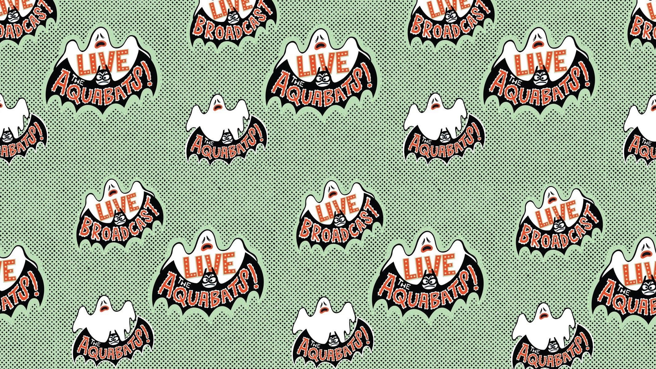 The Aquabats! Kooky Spooky Halloween Party backdrop