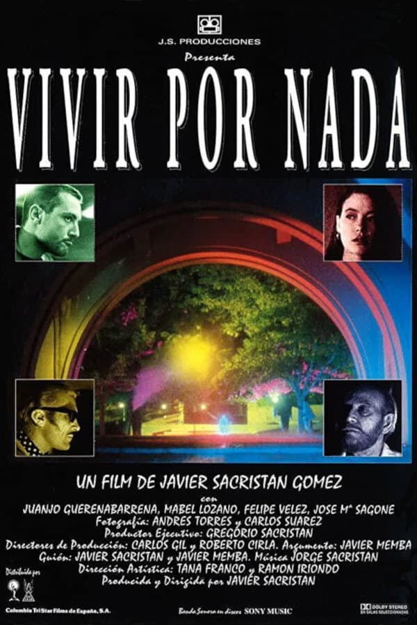Vivir por nada backdrop