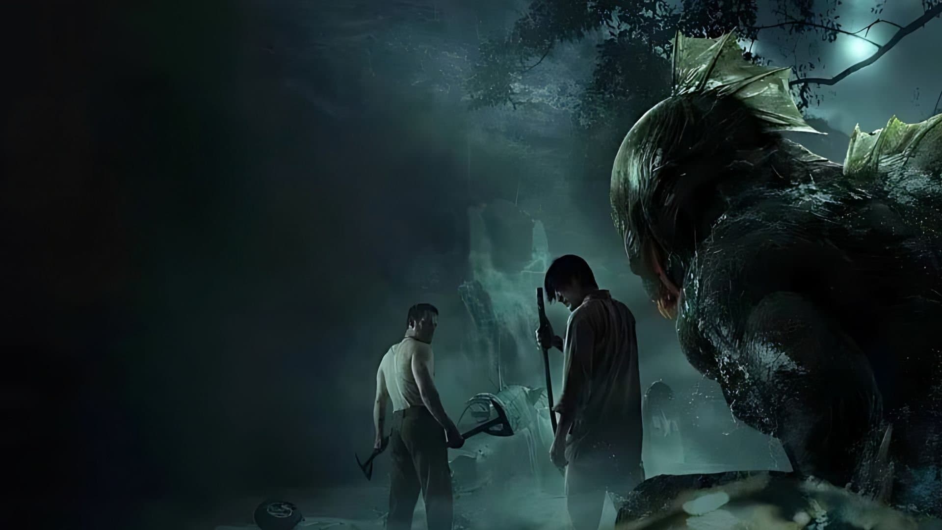 Monster Island backdrop