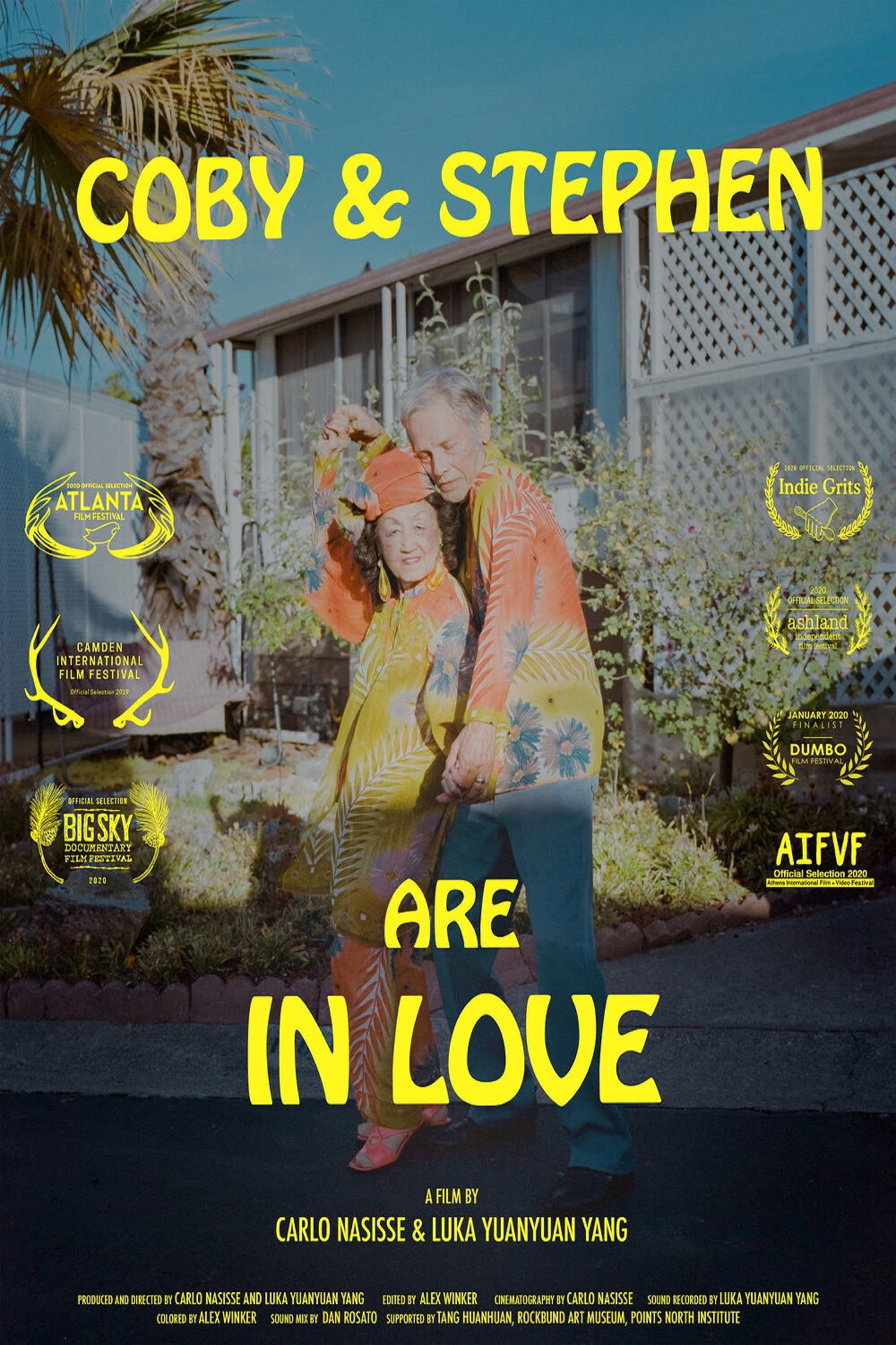 Coby and Stephen are in Love backdrop