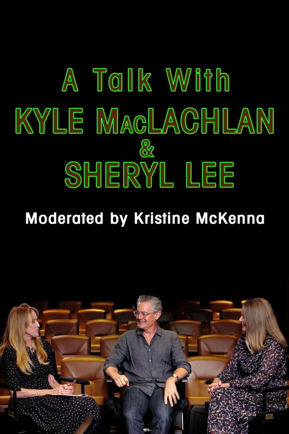 A Talk with Kyle MacLachlan and Sheryl Lee backdrop