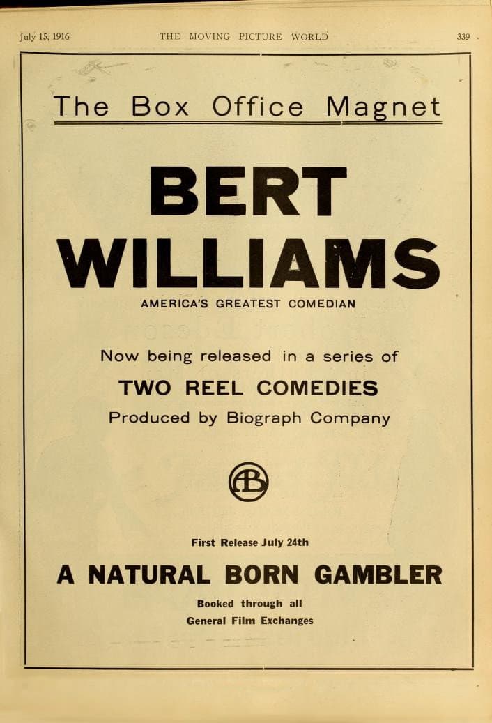 A Natural Born Gambler backdrop