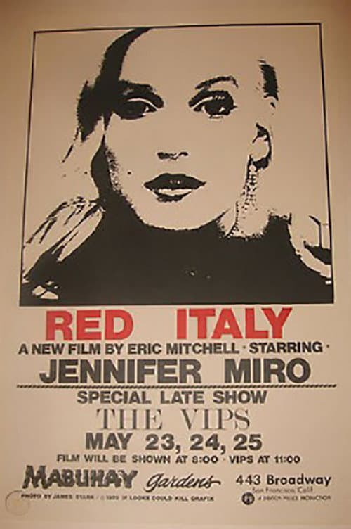 Red Italy backdrop