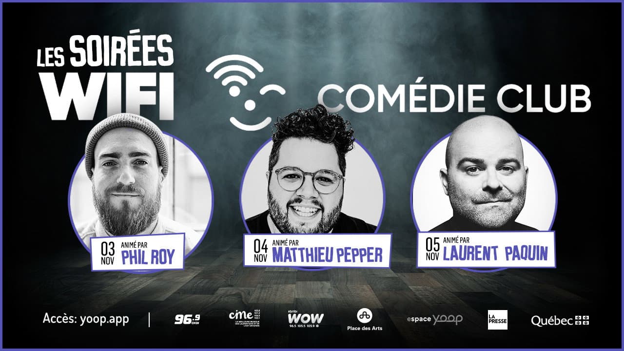 Wifi Comedie Club backdrop