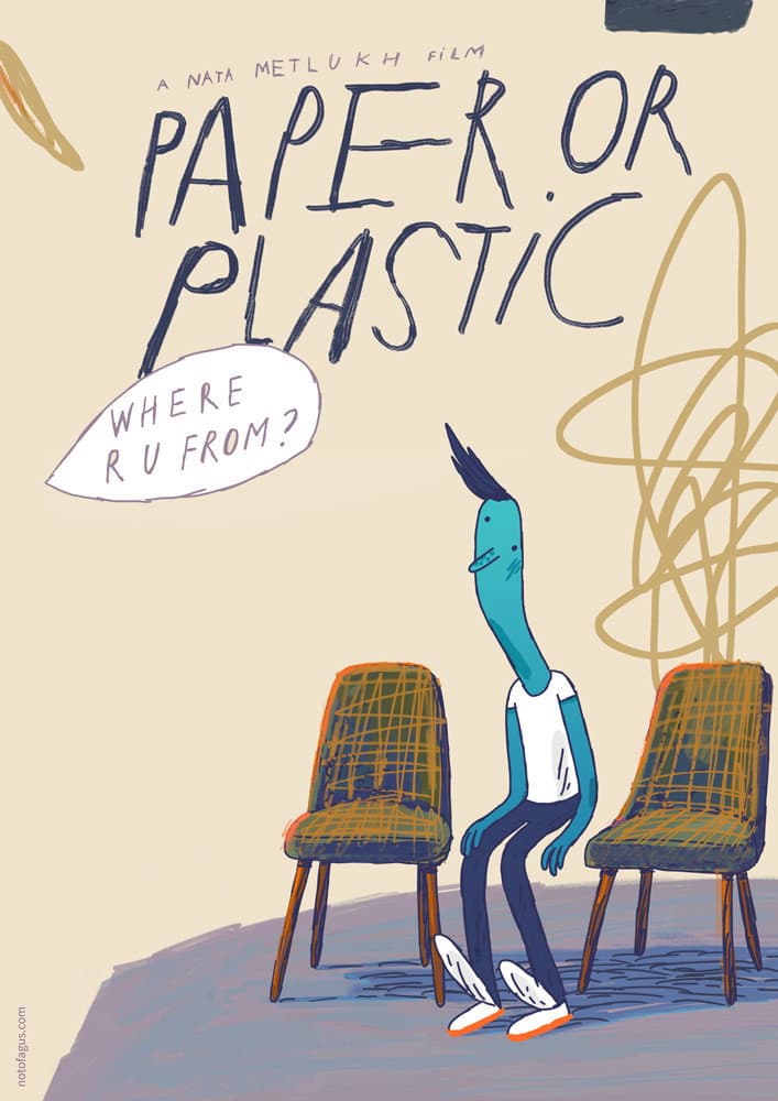 Paper or Plastic backdrop