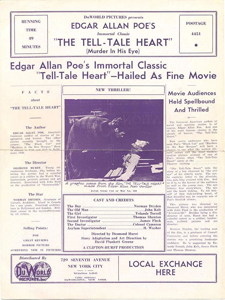 The Tell-Tale Heart backdrop