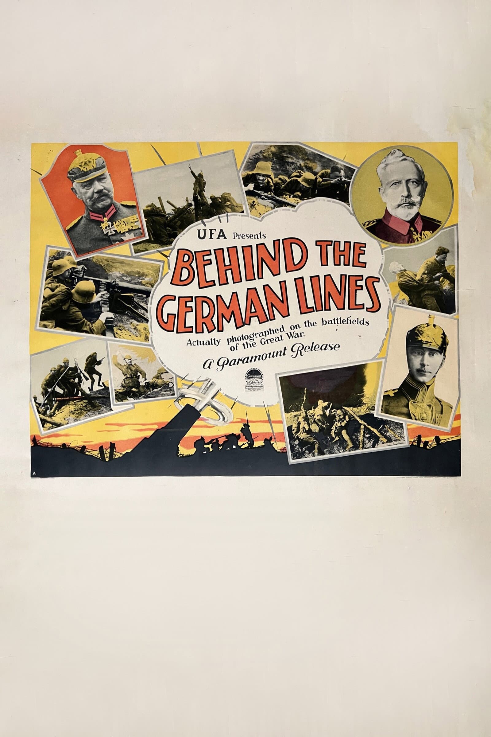 Behind the German Lines backdrop