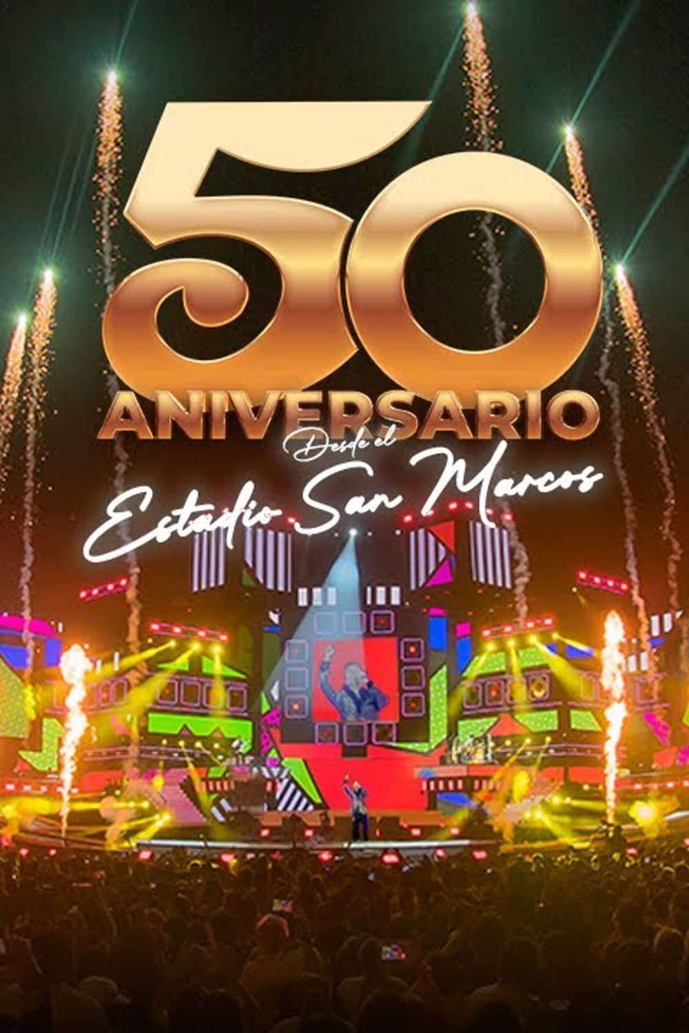 Grupo 5: 50th Anniversary - Live in San Marcos Stadium backdrop