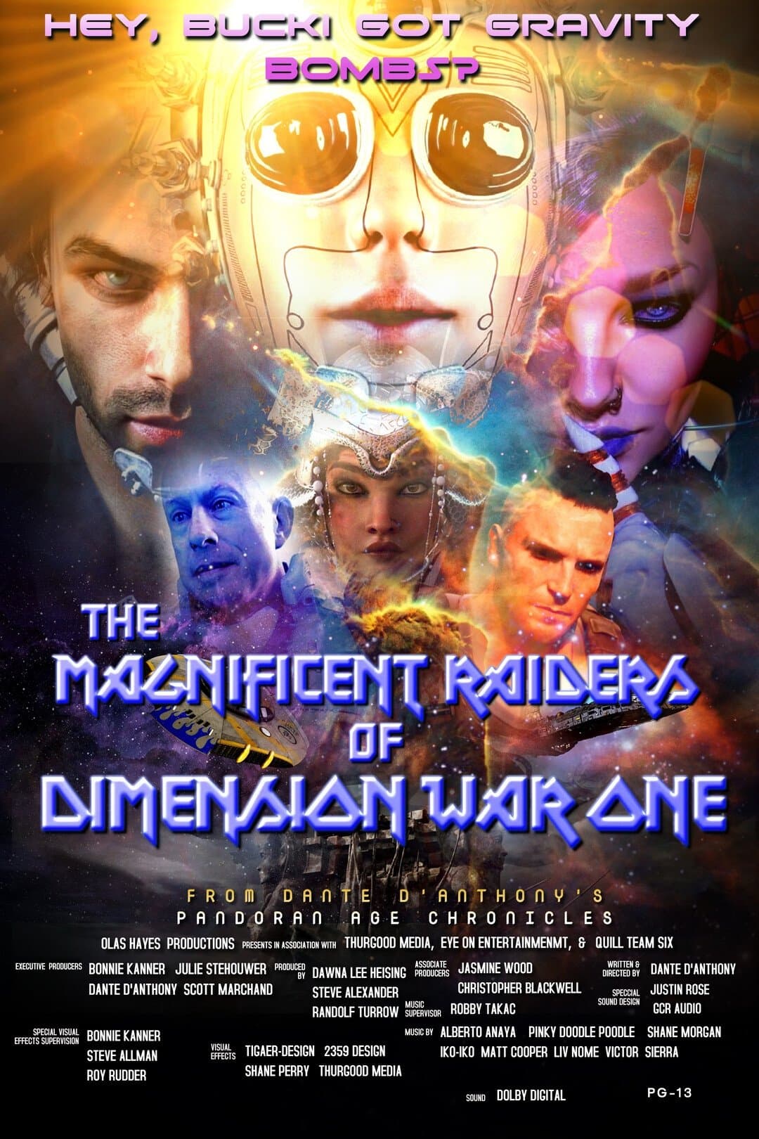 The Magnificent Raiders of Dimension War One backdrop