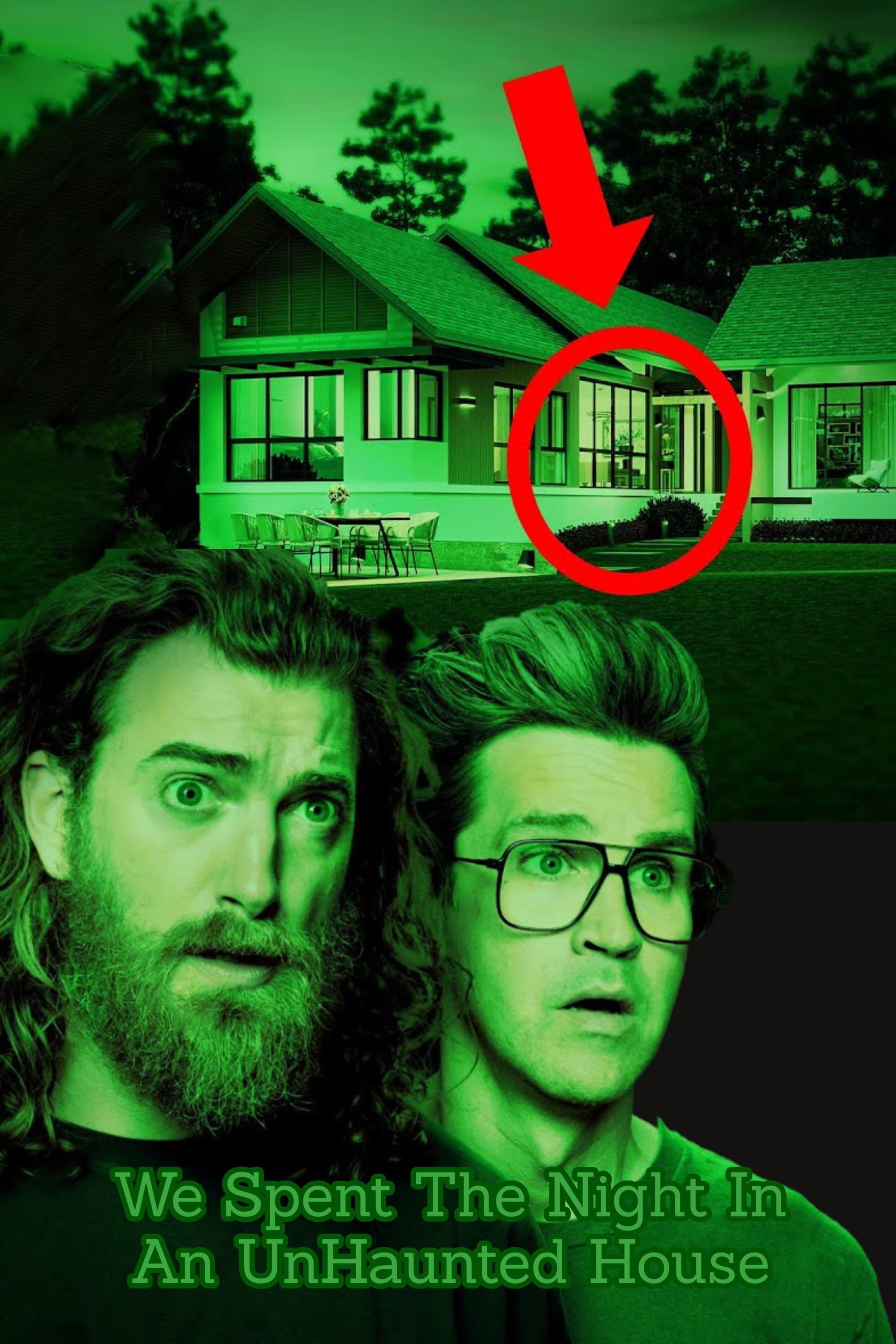 We Spent The Night In An UnHaunted House backdrop